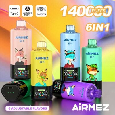Airmez Fox 6-in-1 140000 Puffs 140000 wholesale vape