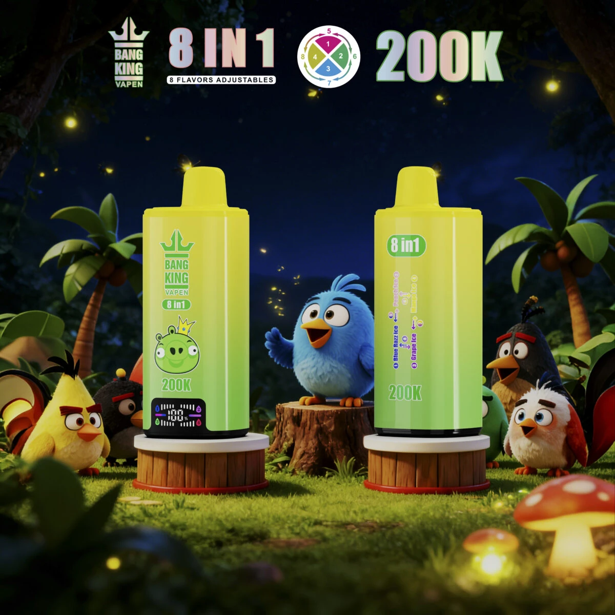 Bang King 200000 Puffs (200K) — 200,000 puffs, Einweg-Vape, Großhandel aus dem estvape EU-Lager, MOQ 10 Stk., Produktansicht 4
