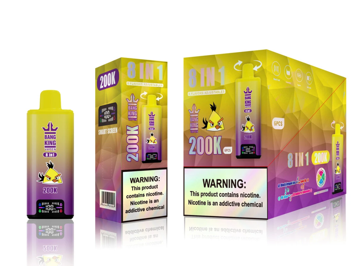 Bang King 200000 Puffs (200K) — 200,000 puffs, Einweg-Vape, Großhandel aus dem estvape EU-Lager, MOQ 10 Stk., Produktansicht 3
