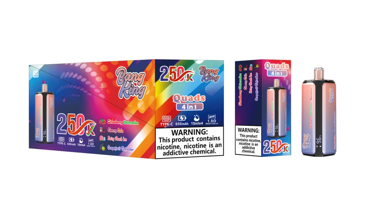 Bang King 250000 Puffs (250K) — 250,000 puffs, Einweg-Vape, Großhandel aus dem estvape EU-Lager, MOQ 10 Stk., Produktansicht 4