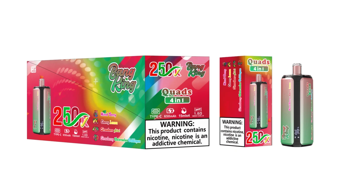 Bang King 250000 Puffs (250K) — 250,000 puffs, Einweg-Vape, Großhandel aus dem estvape EU-Lager, MOQ 10 Stk., Produktansicht 3