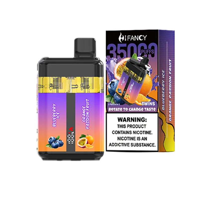 HIFANCY Twins 35000 Puffs (35K) — 35,000 puffs, vapeador desechable, venta al por mayor desde el almacén UE de estvape, MOQ 10 uds., vista del producto 5
