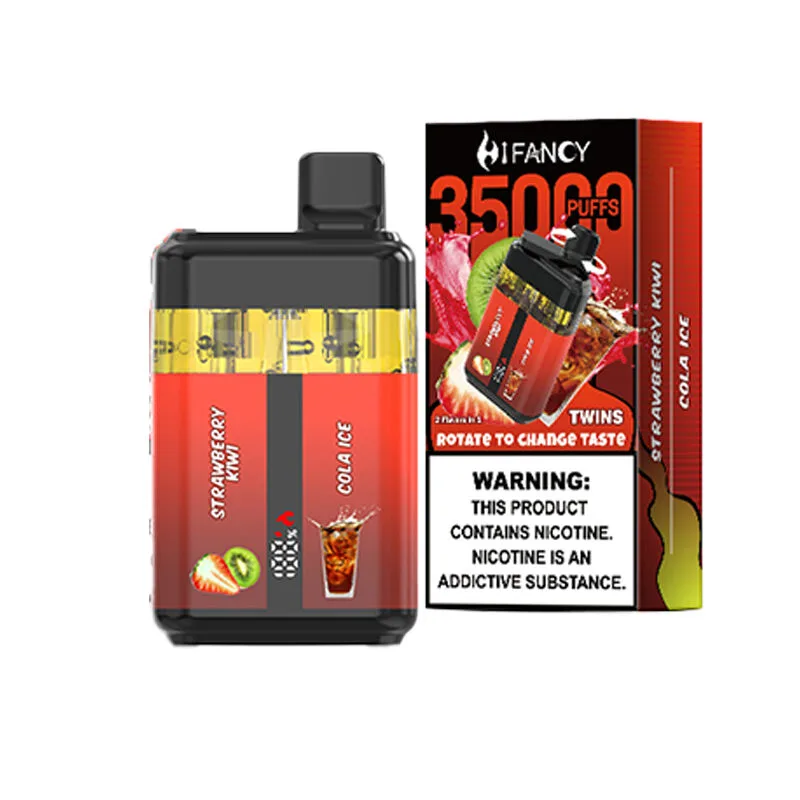 HIFANCY Twins 35000 Puffs (35K) — 35,000 puffs, vapeador desechable, venta al por mayor desde el almacén UE de estvape, MOQ 10 uds., vista del producto 4