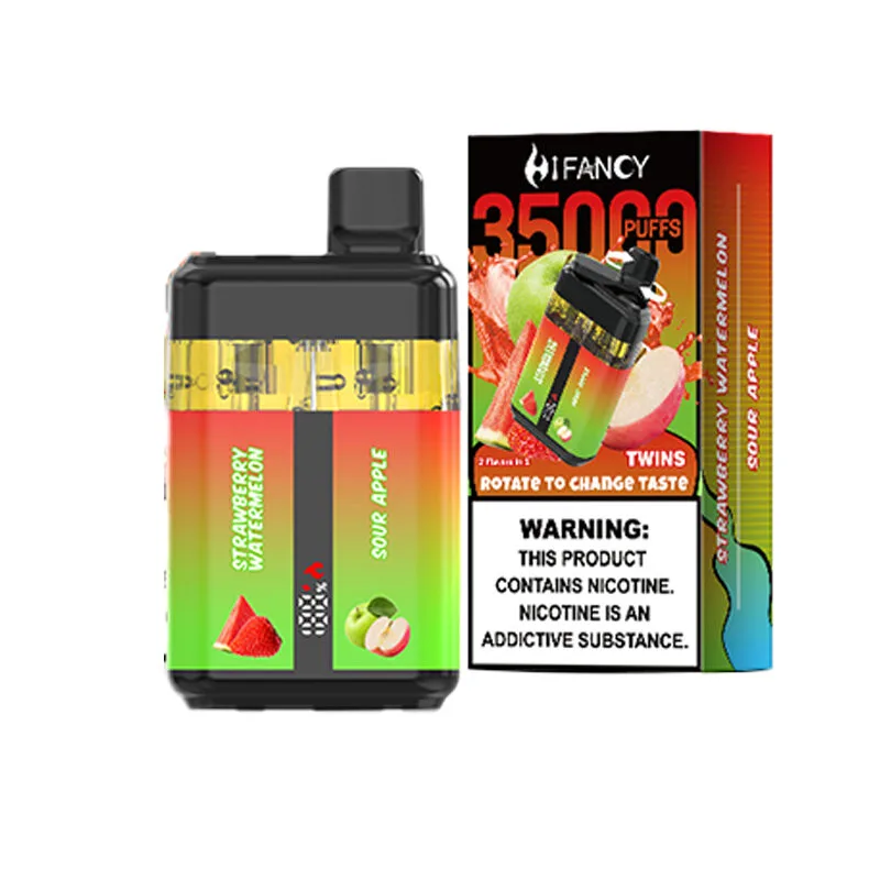 HIFANCY Twins 35000 Puffs (35K) — 35,000 puffs, vapeador desechable, venta al por mayor desde el almacén UE de estvape, MOQ 10 uds., vista del producto 7