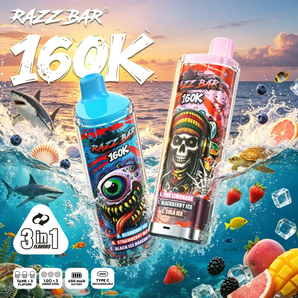 Razz Bar 160000 Puffs 160000 wholesale vape