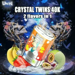 Uwin RandM Crystal Twins 40000 40k Puffs 40000 wholesale vape