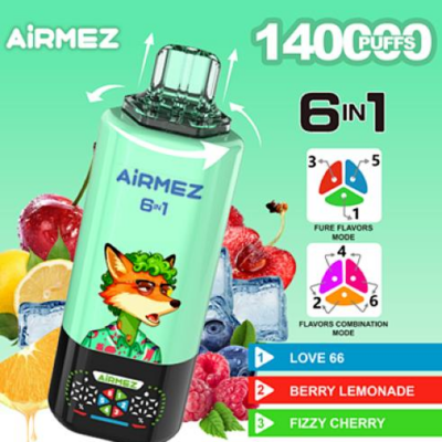 Airmez Fox 2-in-1 80000 Puffs 80000 wholesale vape
