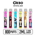 OKSO Crystal Bar 800 Puffs — 800 puffs, Einweg-Vape, Großhandel aus dem estvape EU-Lager, MOQ 10 Stk.