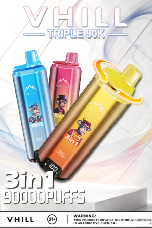 VHILL TRIPLE 90K 3-in-1 90000 Puffs Disposable Vape — EU Warehouse