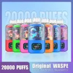 Waspe 20000 Puffs (20K) — 20,000 puffs, vape usa e getta, ingrosso dal magazzino UE estvape, MOQ 10 pz